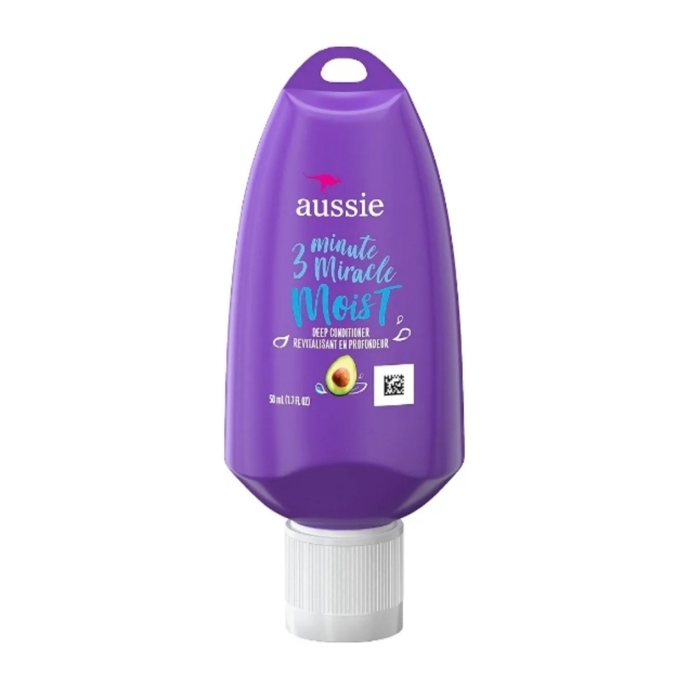 *3/15* NEW Aussie 3 Minute Miracle Moist Deep Conditioning Treatment 1.7 Fl oz